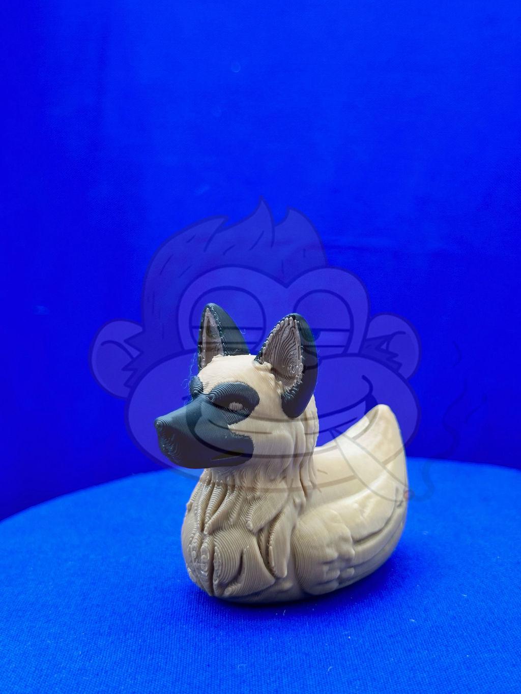 Belgian Malinois Duck: 3D PrintedJeep Ducking - decoration - Cruise Ducking