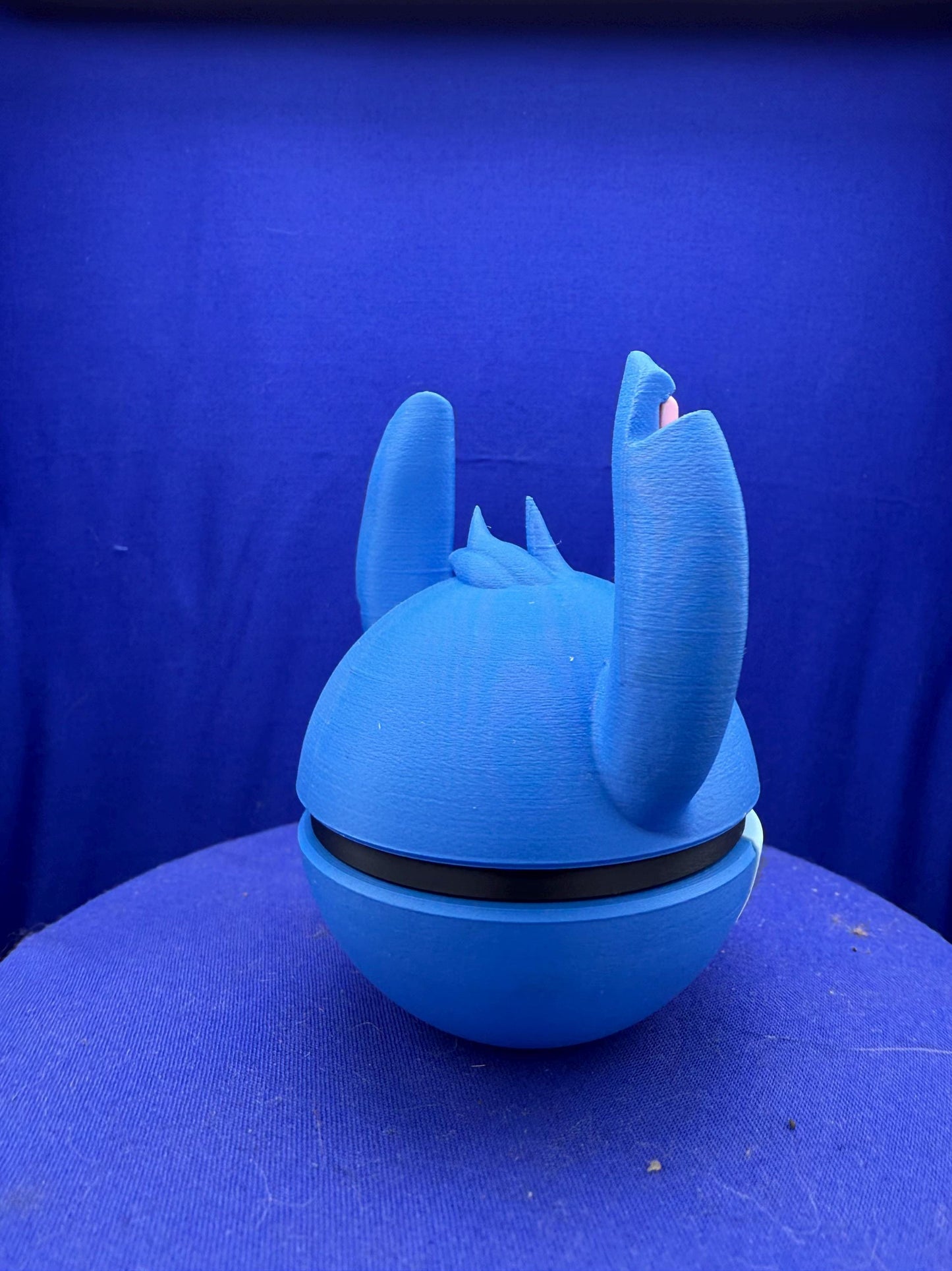 Stitch Pokeball - Blue and pink Pokeball - Durable Design - Pokémon