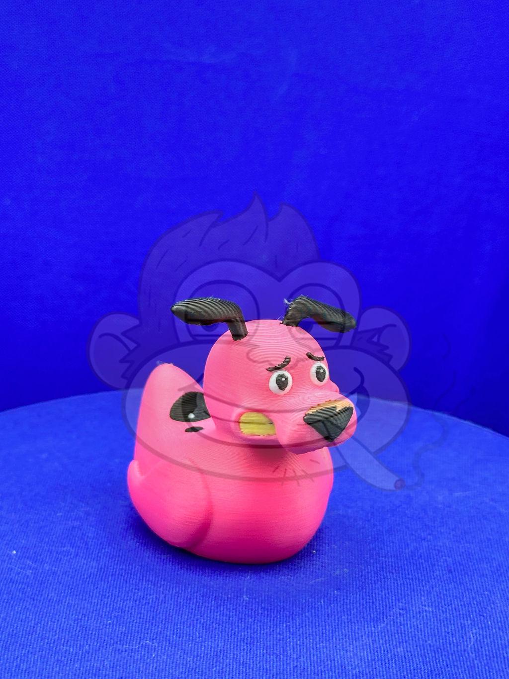 Courage the Cowardly Duck: 3D Printed Jeep Ducking Collectible