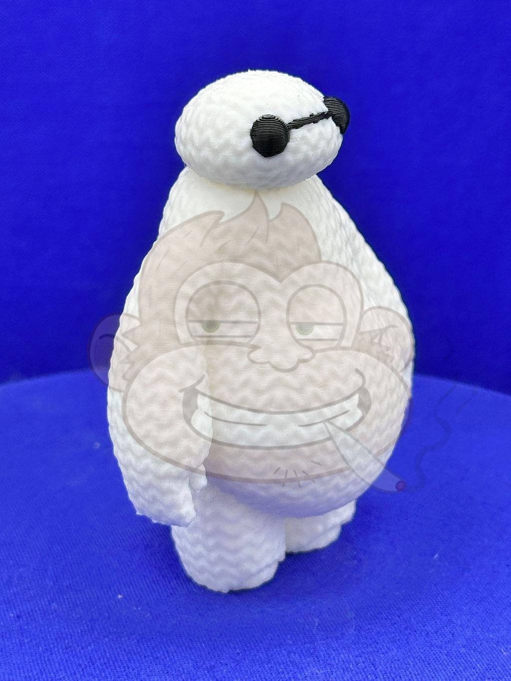 Knitted Baymax- House Decor - desk decor - photo prop