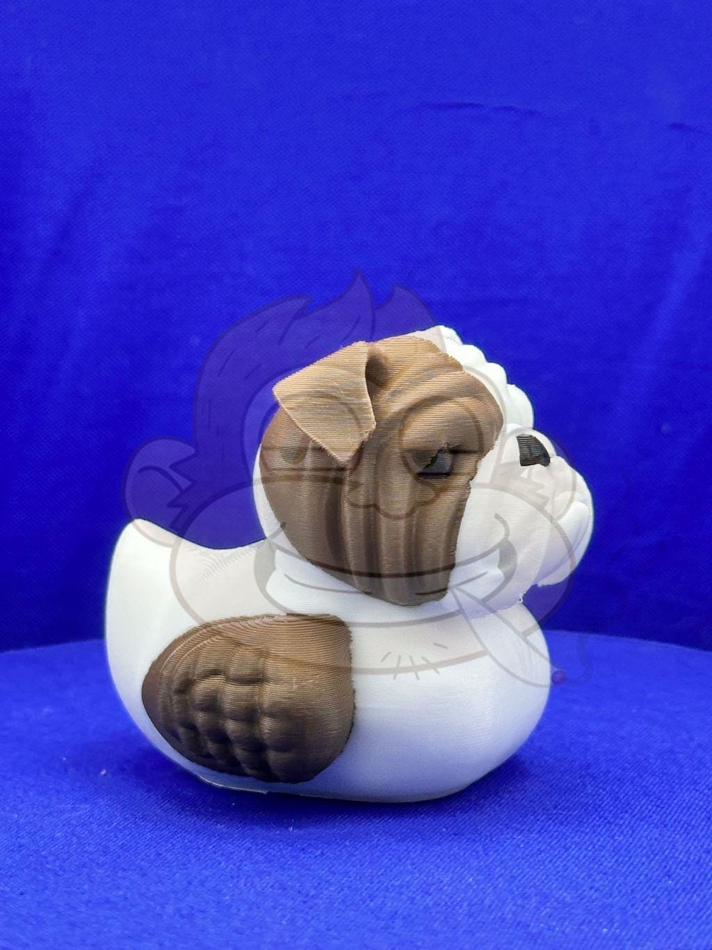 English Bulldog Duck: Jeep Ducking Collectible, Fun Nostalgic Design