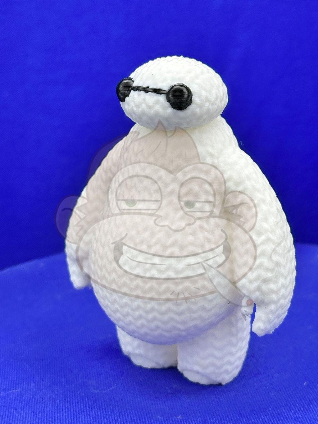 Knitted Baymax- House Decor - desk decor - photo prop