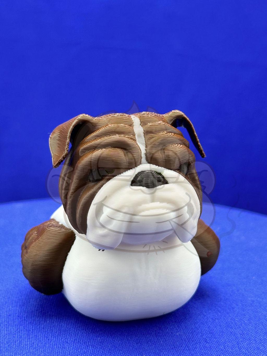 English Bulldog Duck: Jeep Ducking Collectible, Fun Nostalgic Design