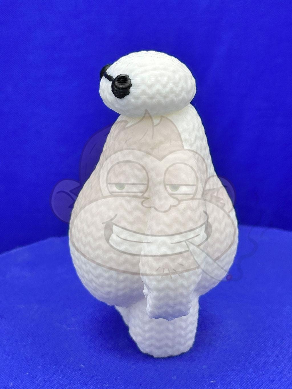 Knitted Baymax- House Decor - desk decor - photo prop