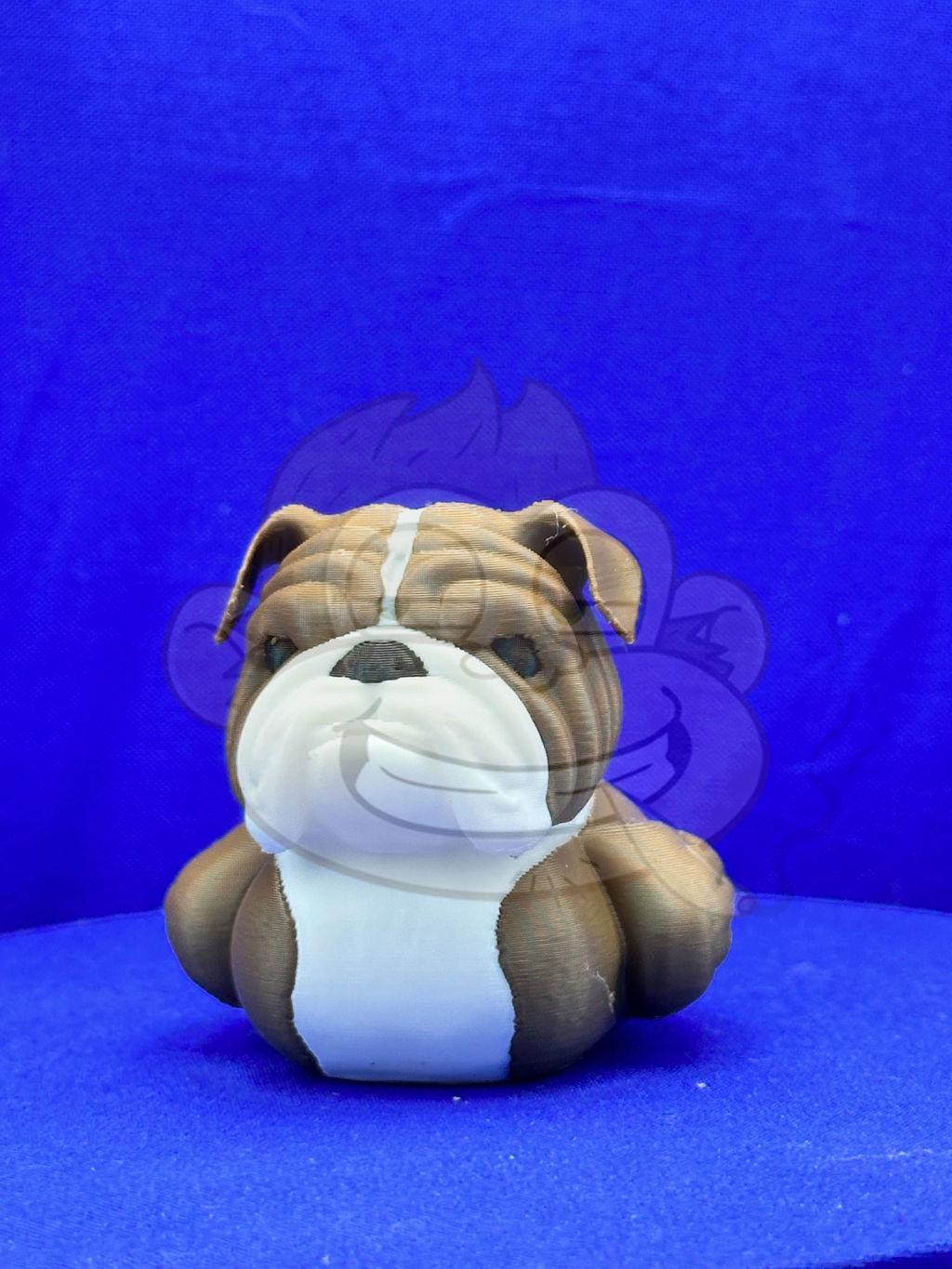 English Bulldog Duck: Jeep Ducking Collectible, Fun Nostalgic Design