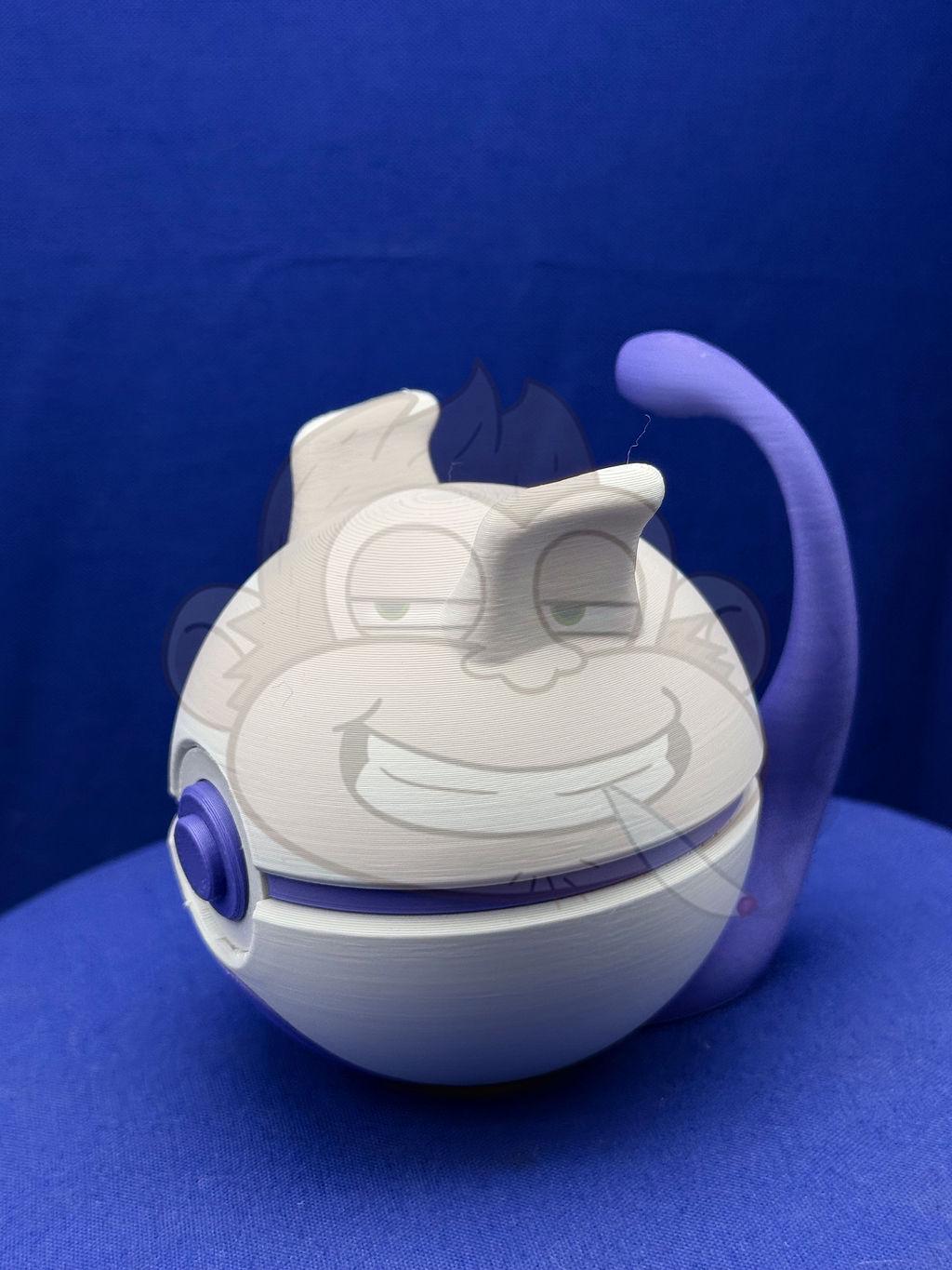 Mewtwo Pokeball - Purple Pokeball - Durable Design - Pokémon