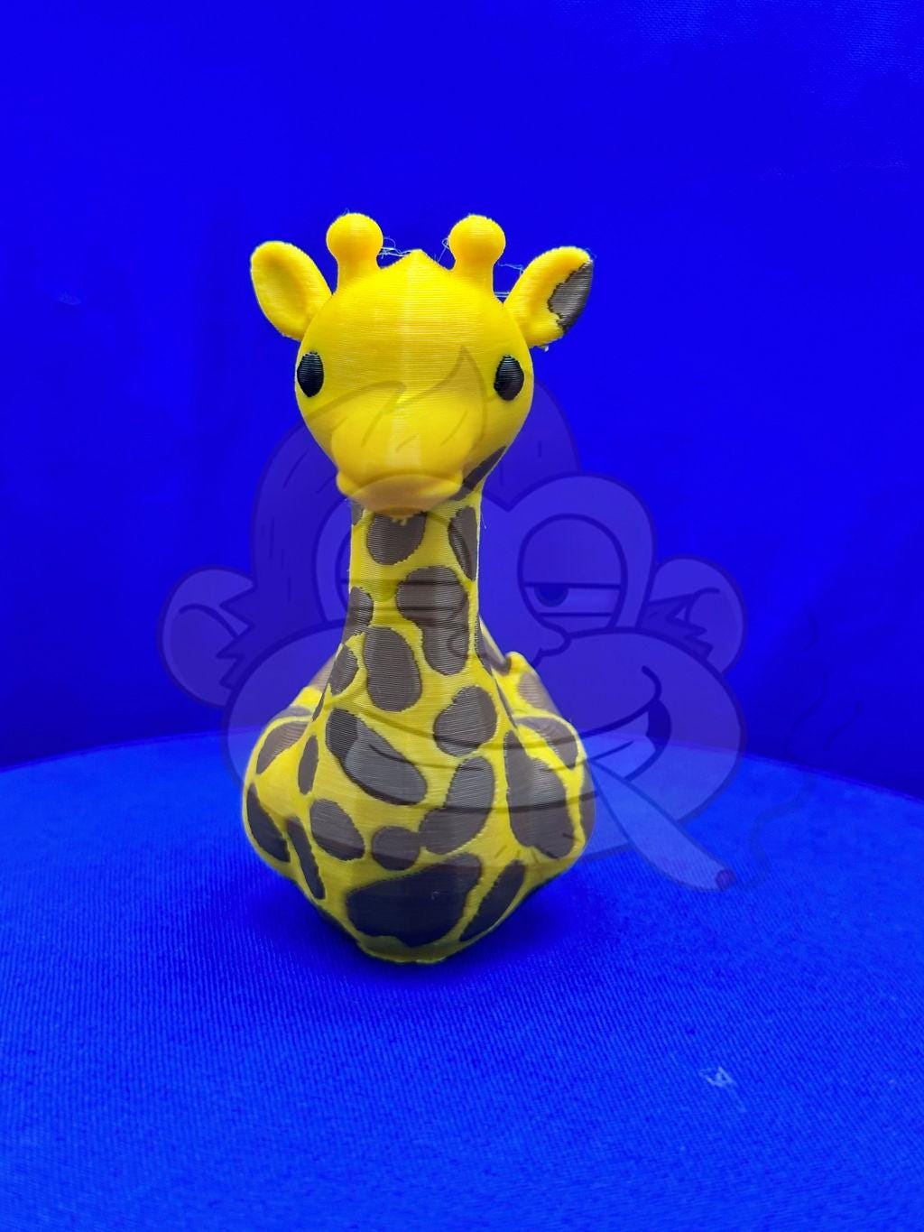Giraffe Duck: 3D Printed Yellow & Brown Duck