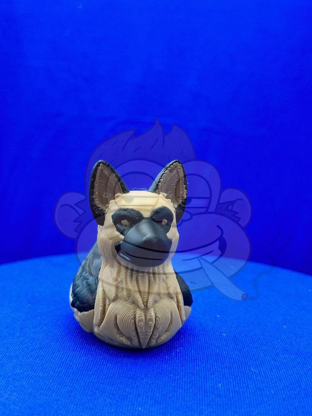 German Shepherd Jeep Duck: 3D Printed Car Decor