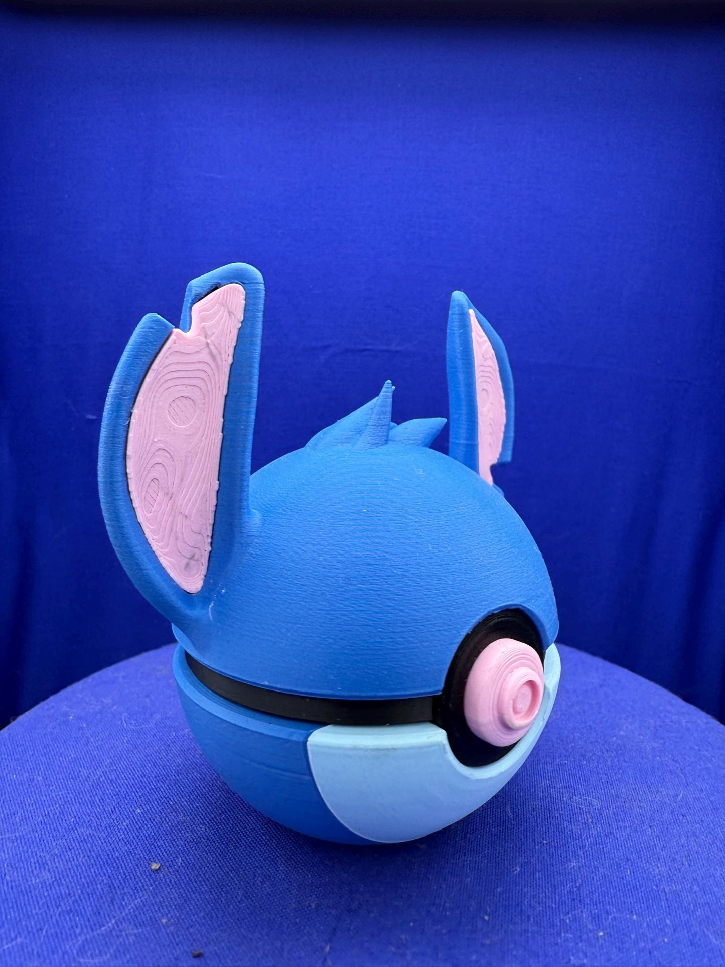 Stitch Pokeball - Blue and pink Pokeball - Durable Design - Pokémon