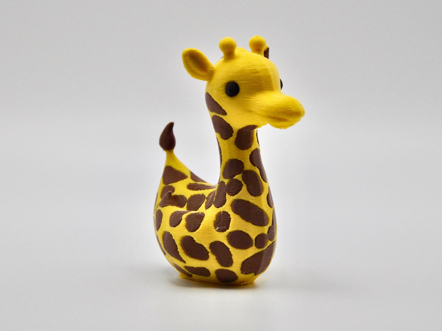 Giraffe Duck - Yellow and Brown DUCK - duckjeeping - jeep - duck - Long neck - Cute duck