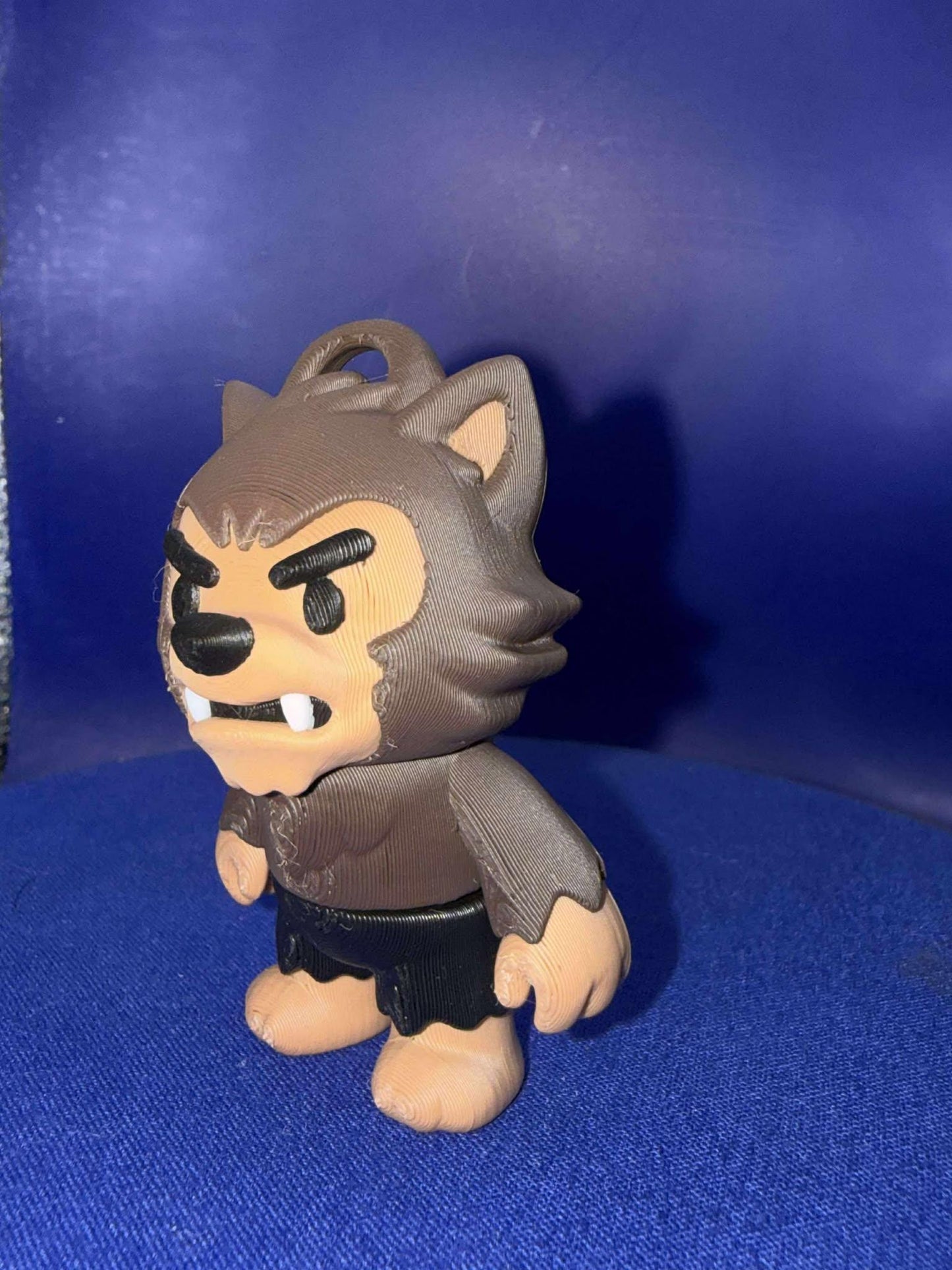 werewolf flexi - Flexi - 3D Printed - Flexie - KeyChain - halloween
