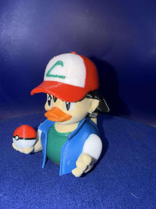Ash ketchum - Pokemon Trainer - Jeep Ducking Collection - Durable Design - pokemon duck
