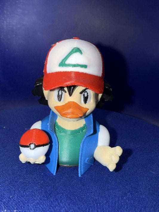 Ash ketchum - Pokemon Trainer - Jeep Ducking Collection - Durable Design - pokemon duck