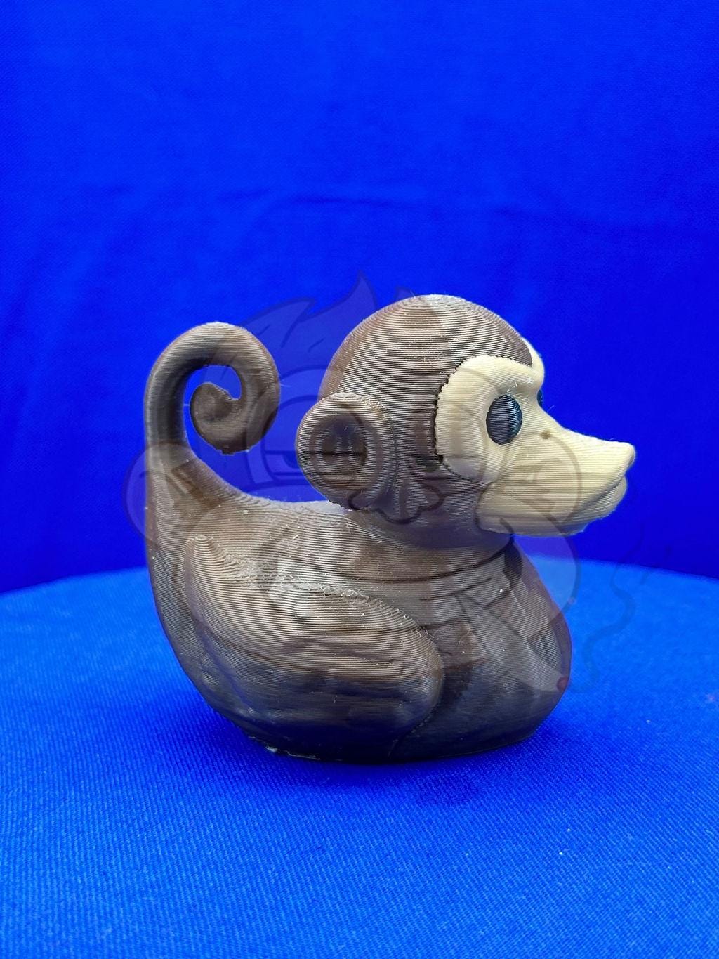 Monkey duck  - Jeep Ducking Character for Collectors - PVC Free, Unisex, Fun and Nostalgic Design