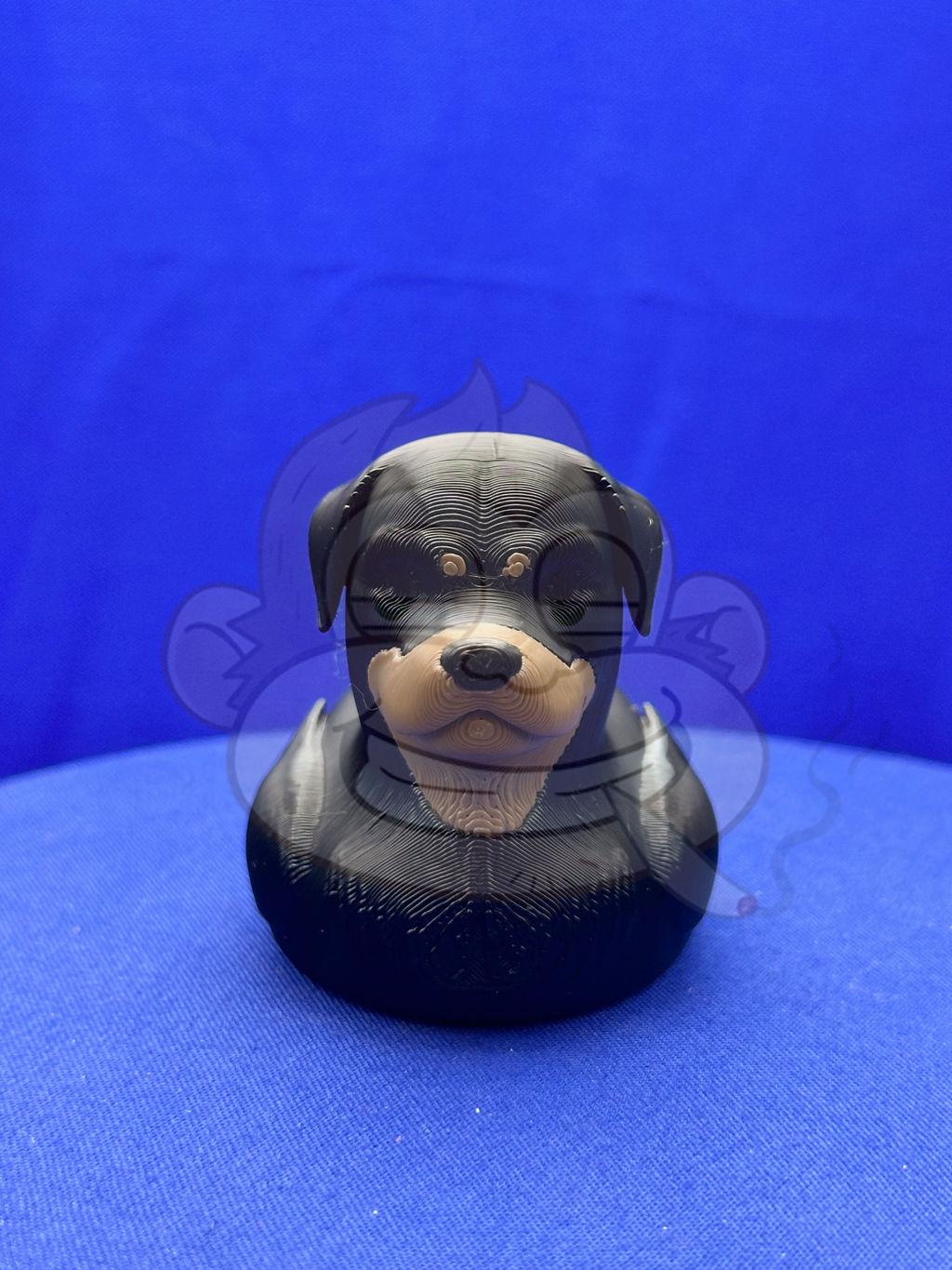 Rottweiler Duck: Jeep Ducking Collectible, Fun Novelty Design