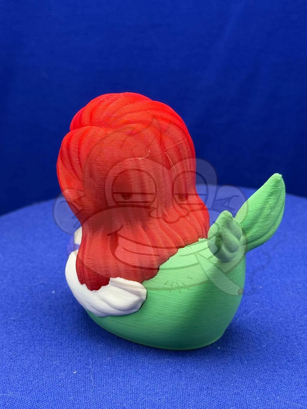 The Little Mermaid Duck - 3D Printed - Jeep ducking Ariel Duck