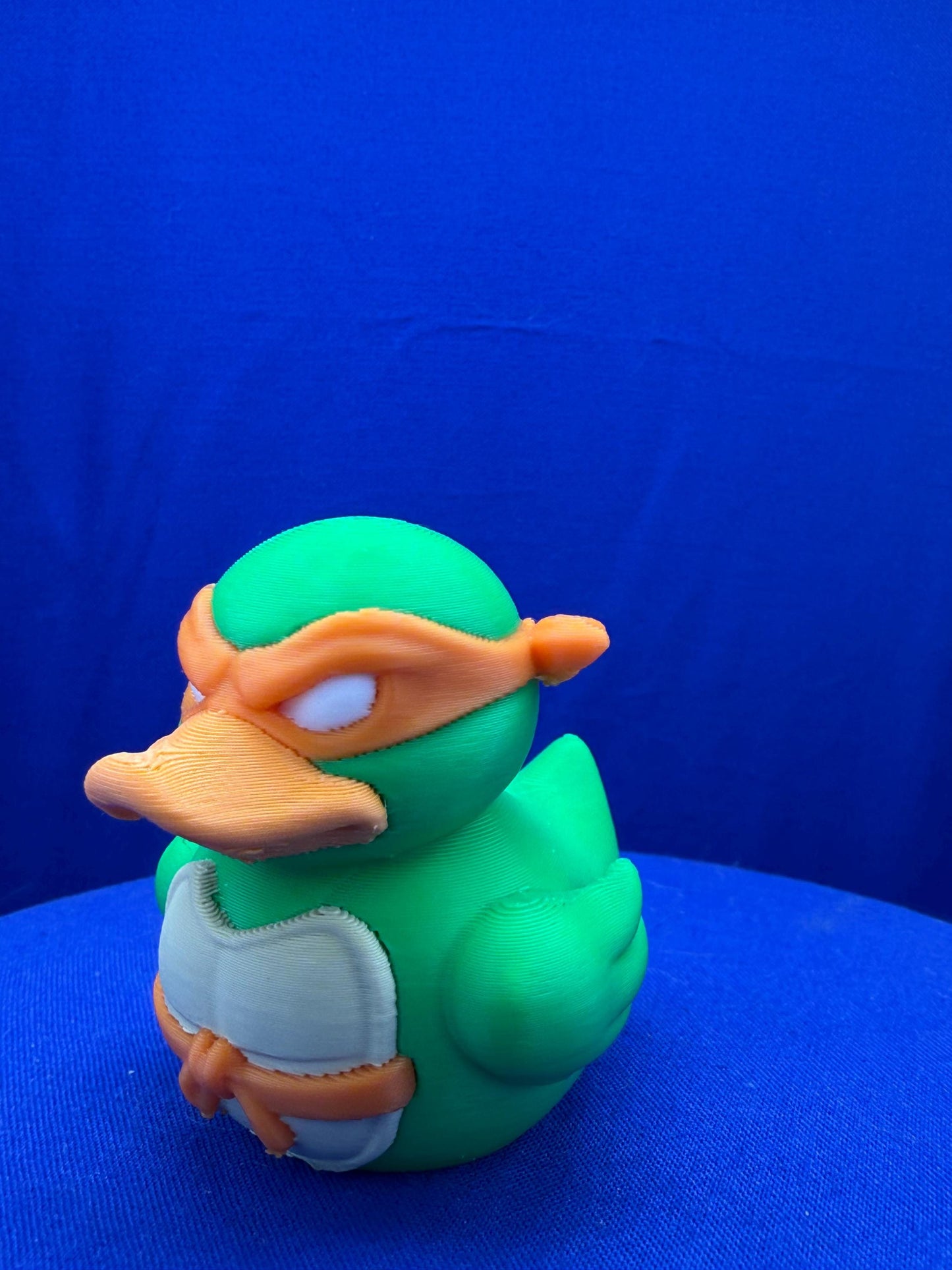 Michelangelo Duck: TMNT Jeep Ducking Collectible - 3D Printed PLA
