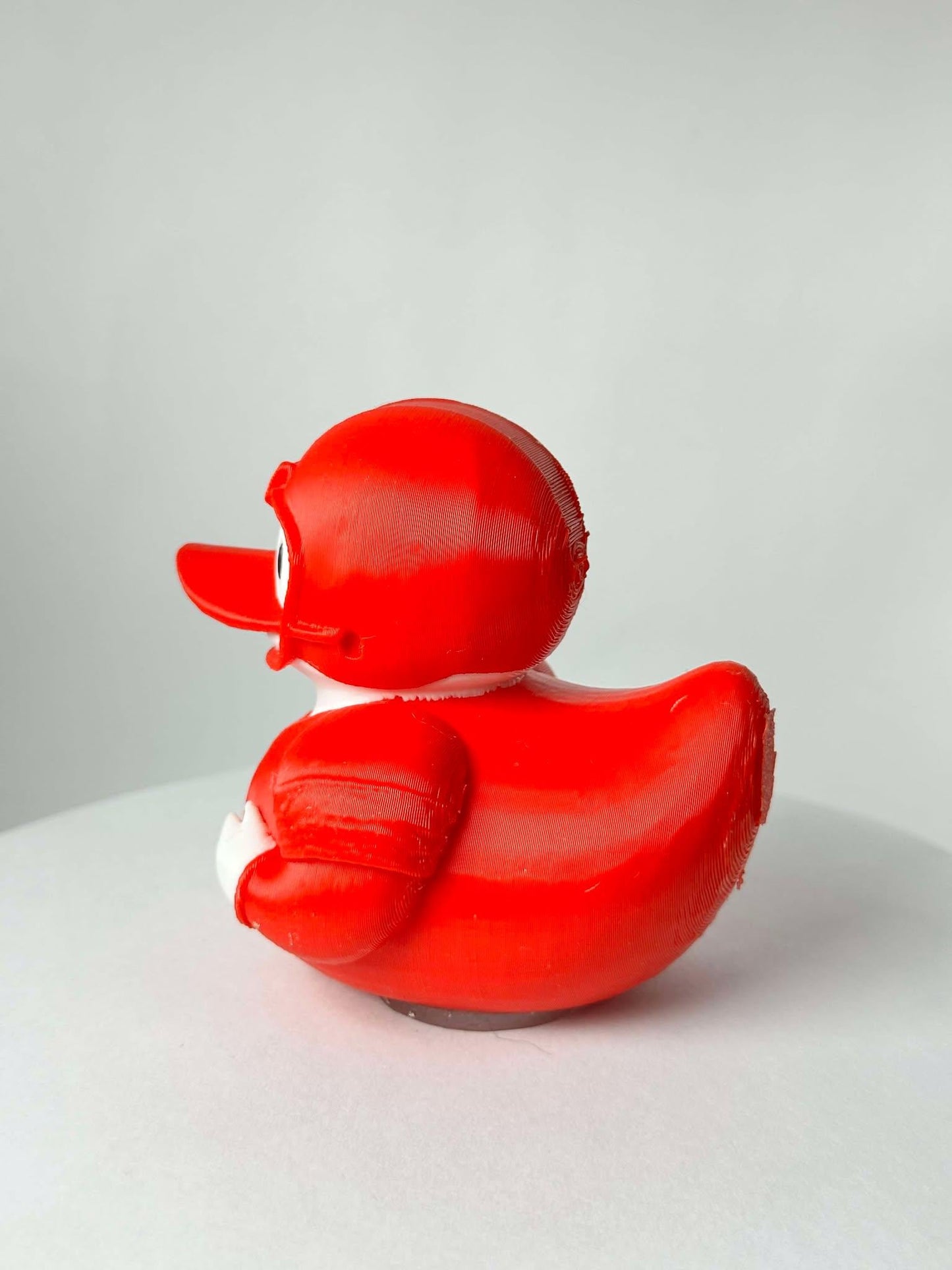 Chiefs Duck NFL Inspired Design - red Duck with NFL Logo, Fun and Engaging Collectible for Chiefs Fans