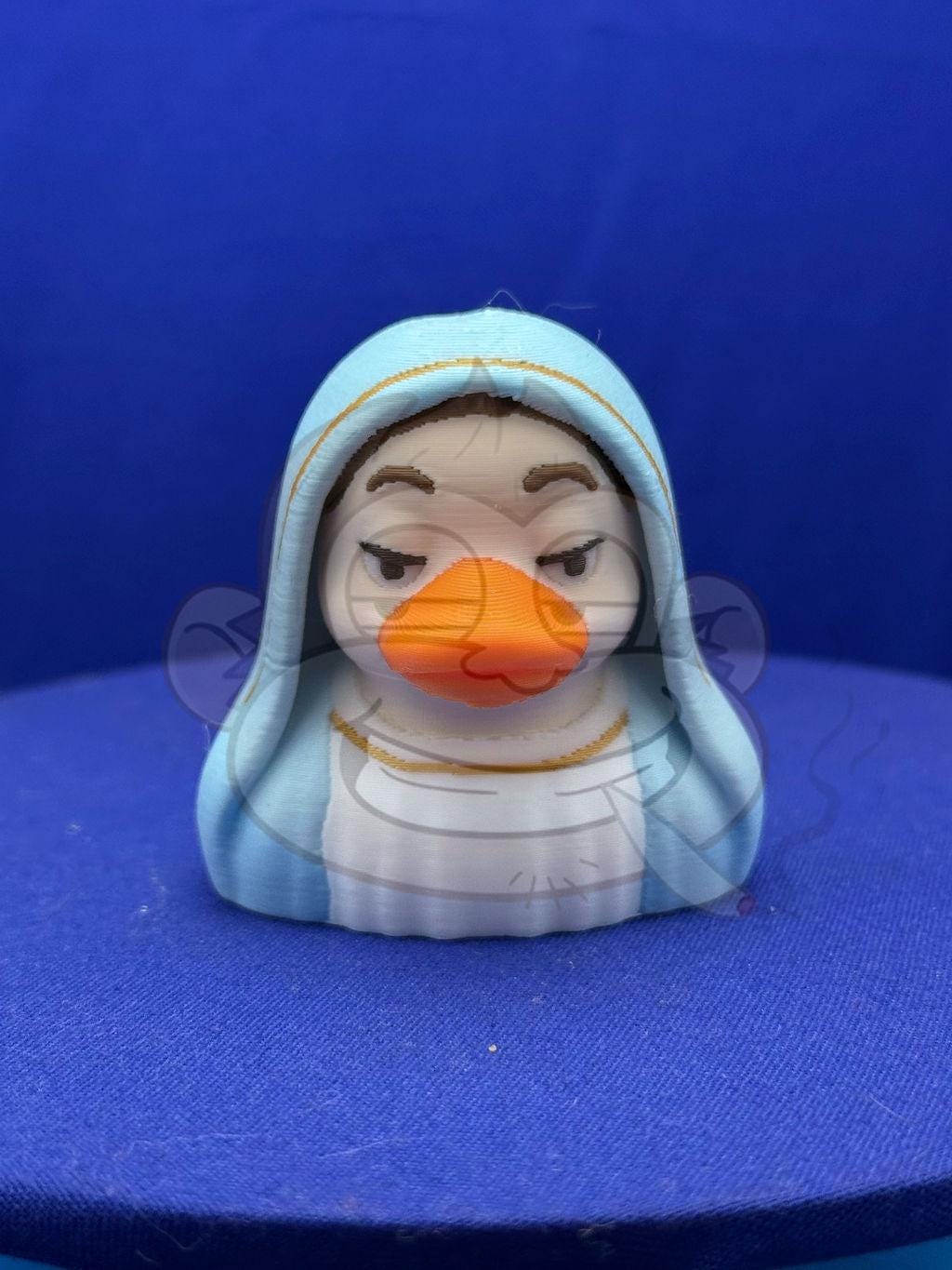 Holy Mother Duck Figurine: Religious Jeep Ducking Gift