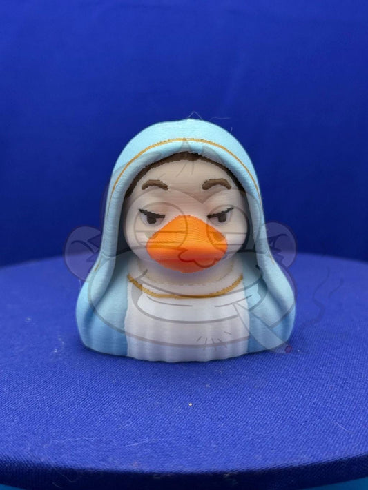 Holy Mother Duck Figurine: Religious Jeep Ducking Gift