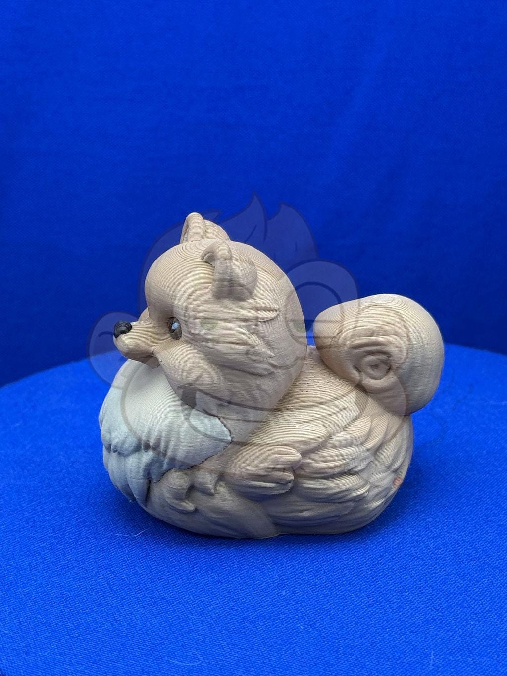 Pomeranian Duck Figurine: 3D Printed Jeep Ducking Gift
