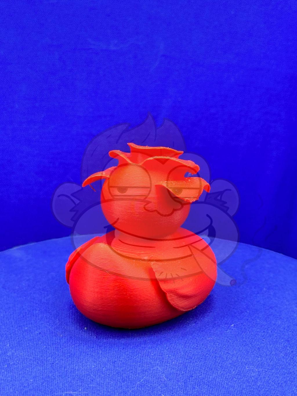Red Rose Duck: 3D Printed Jeep Ducking Collectible