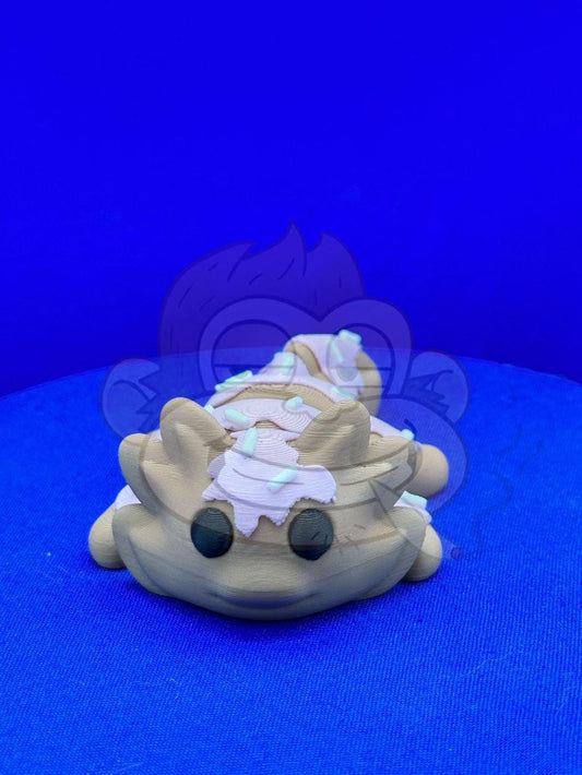 axolotl doughnut  - 3D Printed - flexi - asmr - sensory