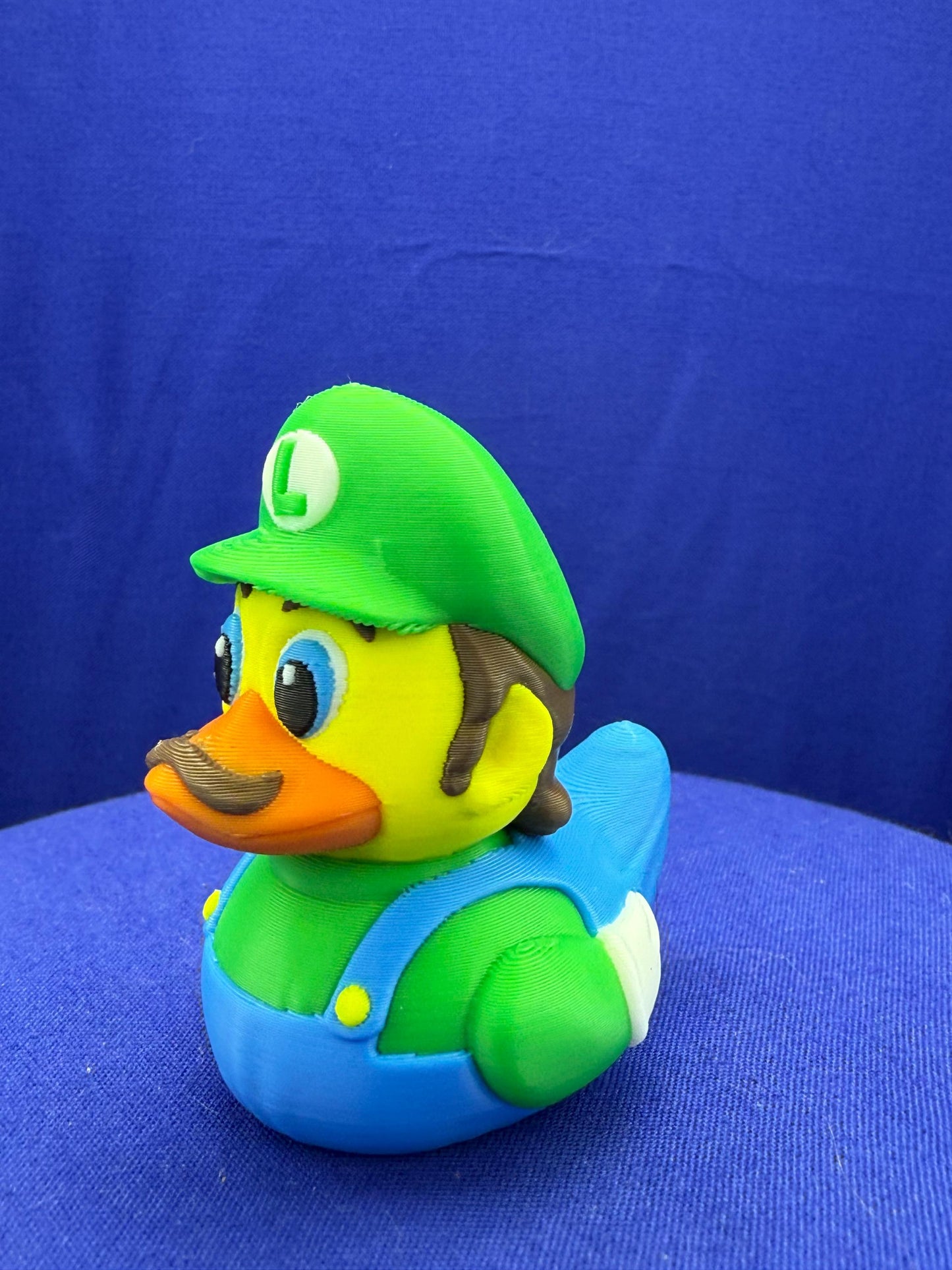 Luigi Duck Jeep Ducking Charm: 3D Printed Collectible