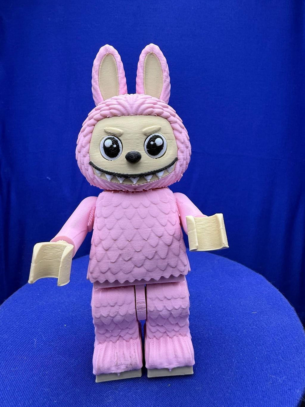 Labubu Figure - 3d printed - Comes apart and can be put together