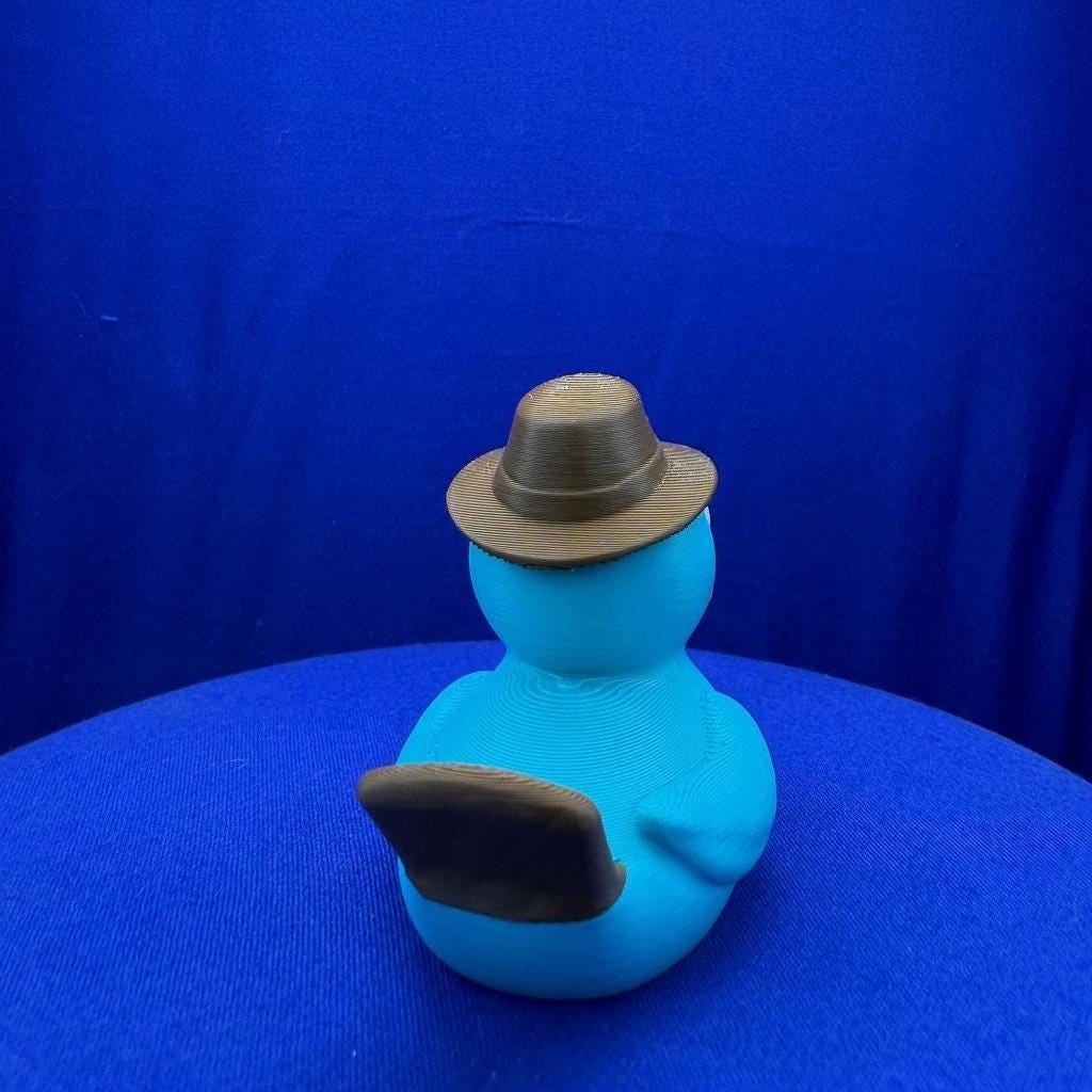 Perry the Platypus Duck - 3D Printed - Jeep ducking - agent p