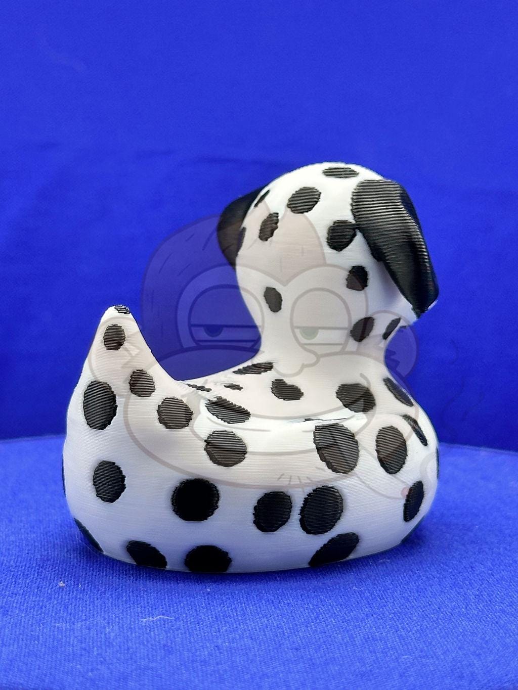 Dalmation Duck - Jeep Ducking Character for Collectors - PVC Free, Unisex, Fun and Nostalgic Design