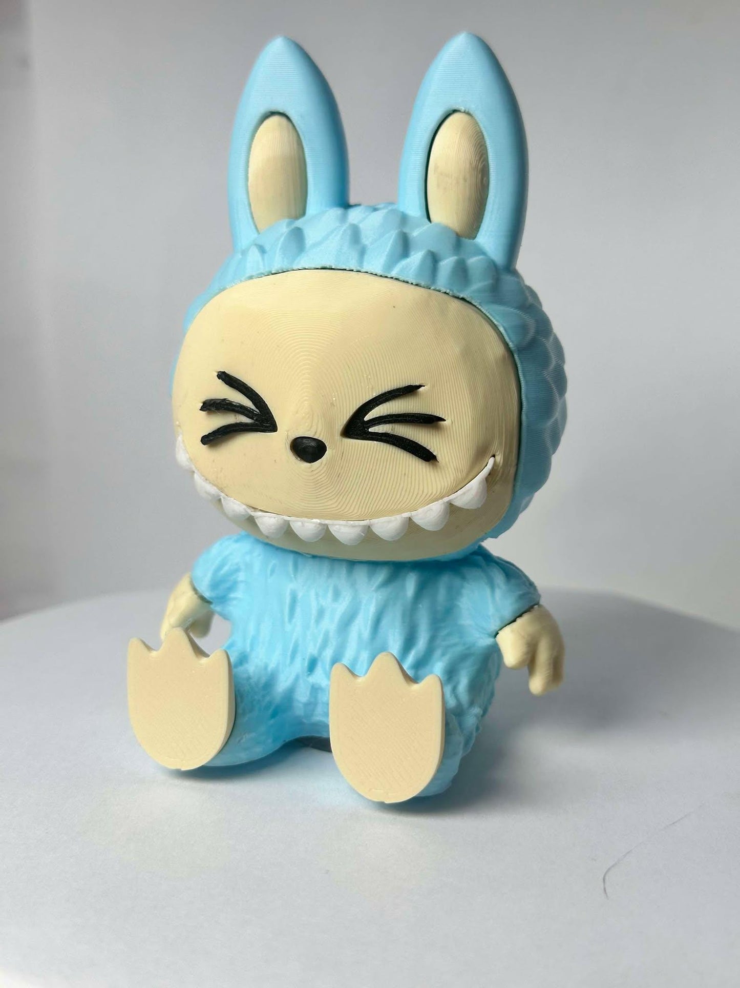 Baby Blue Labubu - 3D Printed - labubu- COLLECTORS - LIMITED EDITION