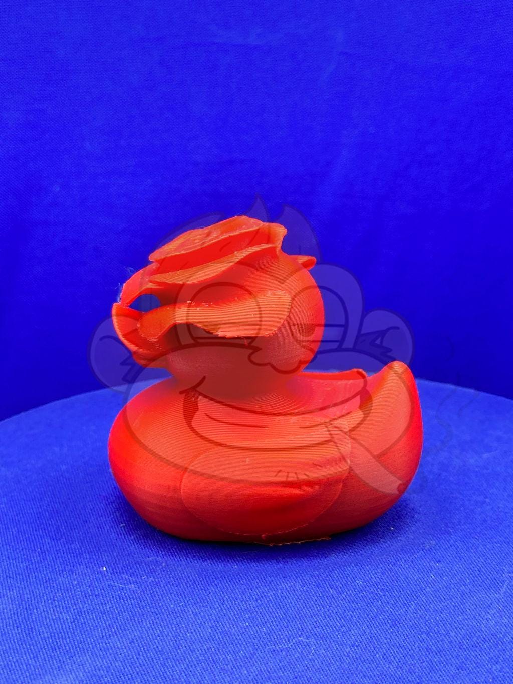 Red Rose Duck: 3D Printed Jeep Ducking Collectible