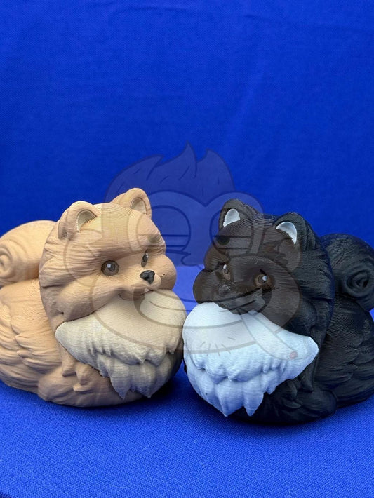 Pomeranian Duck Figurine: 3D Printed Jeep Ducking Gift