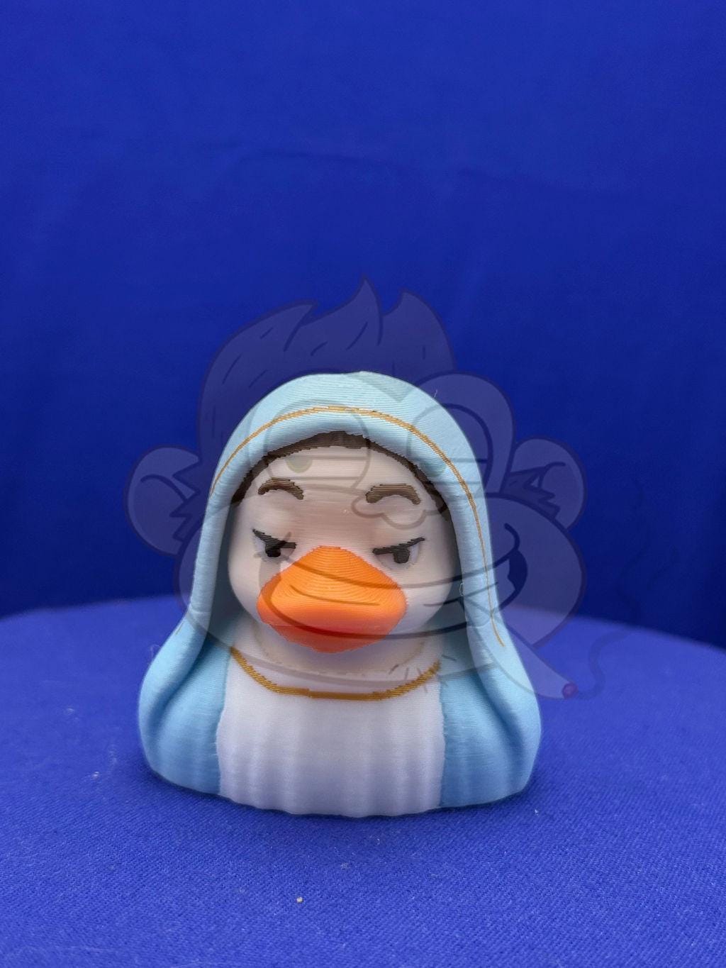 Holy Mother Duck Figurine: Religious Jeep Ducking Gift