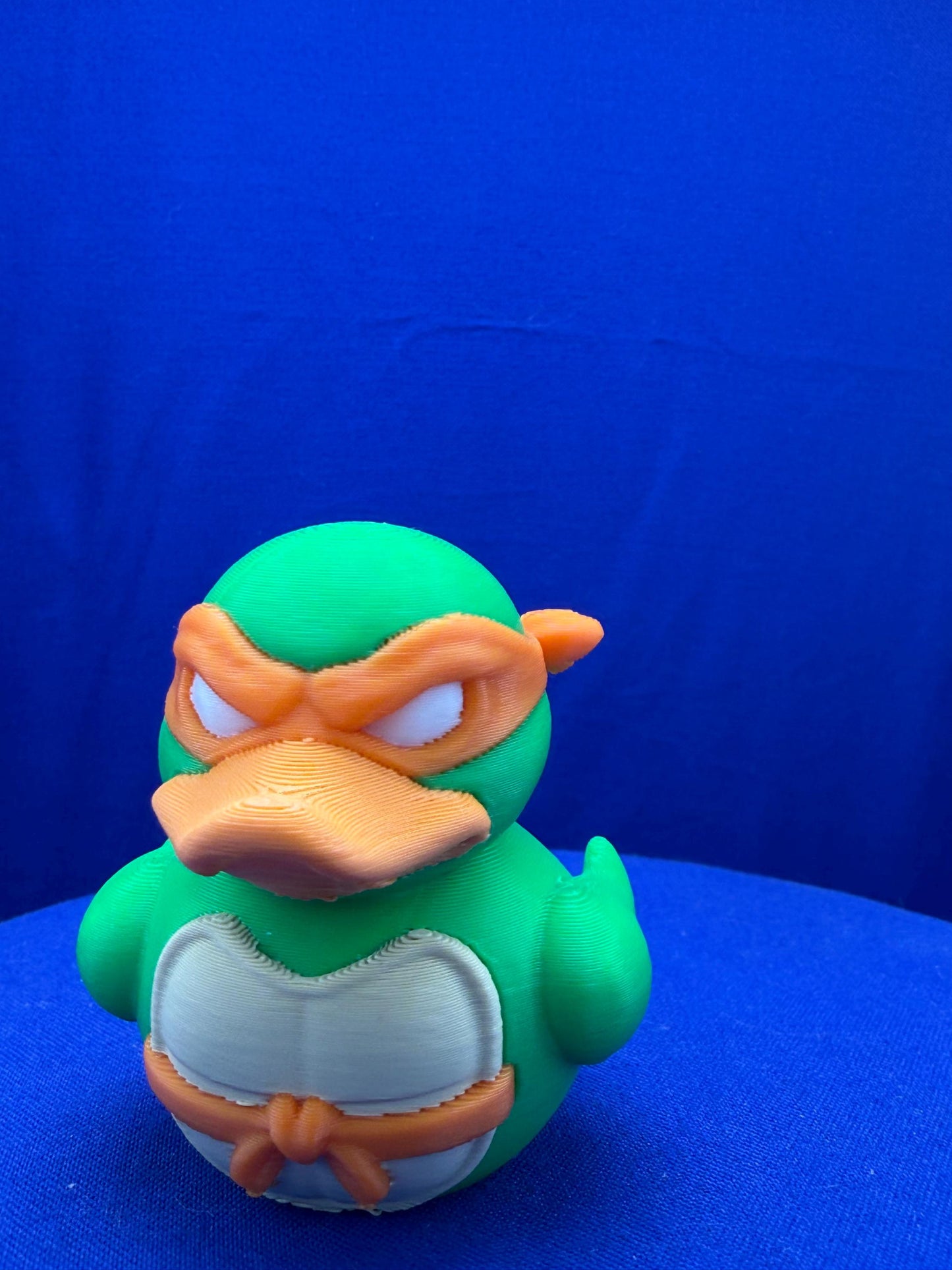 Michelangelo Duck: TMNT Jeep Ducking Collectible - 3D Printed PLA