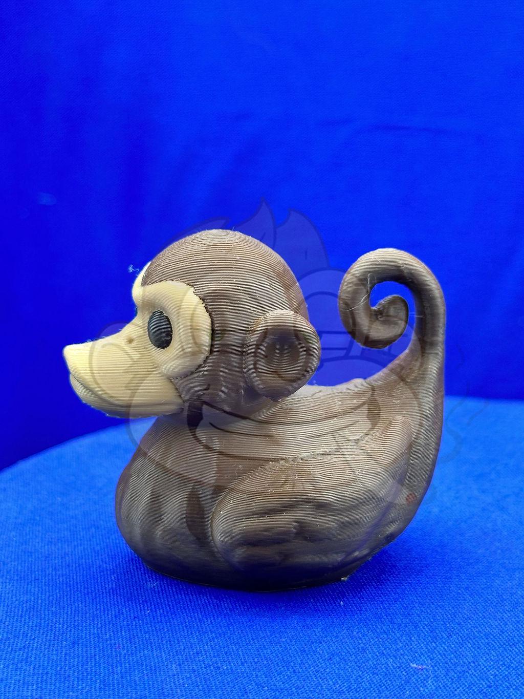 Monkey duck  - Jeep Ducking Character for Collectors - PVC Free, Unisex, Fun and Nostalgic Design