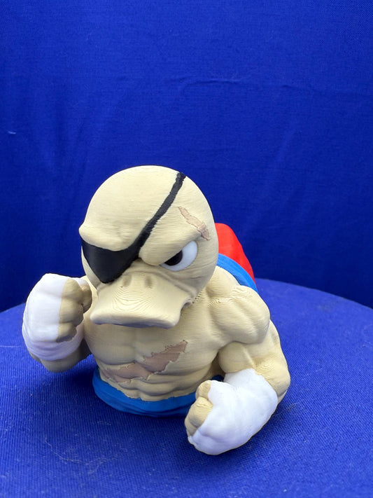 Sagat Duck - Street Fighter Jeep Ducking Collectible