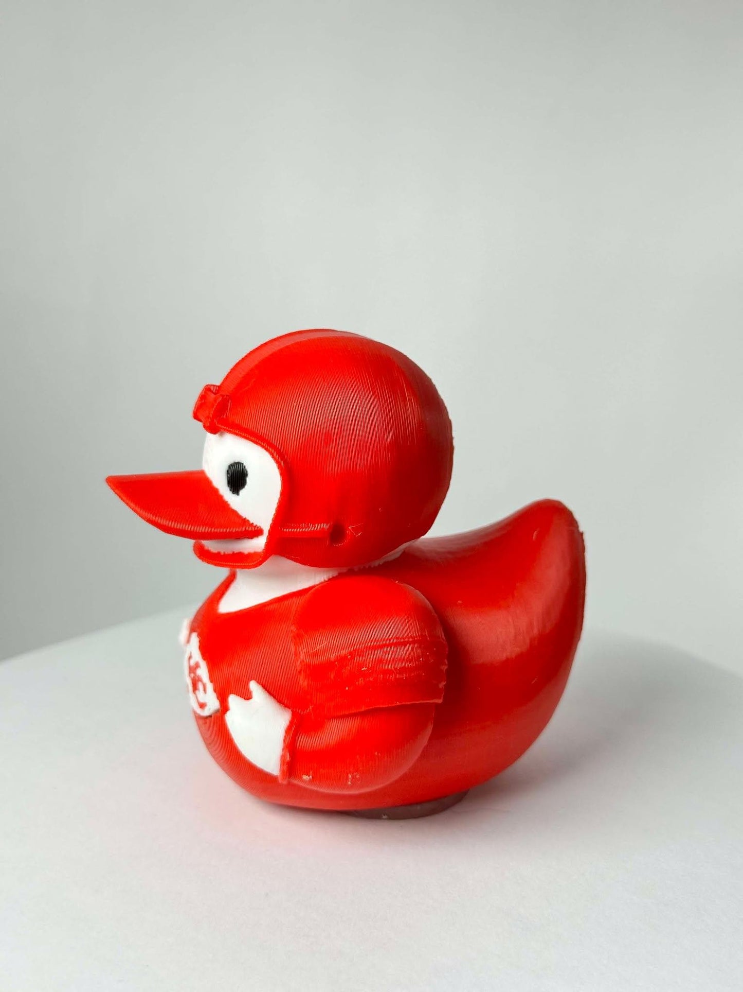 Chiefs Duck NFL Inspired Design - red Duck with NFL Logo, Fun and Engaging Collectible for Chiefs Fans