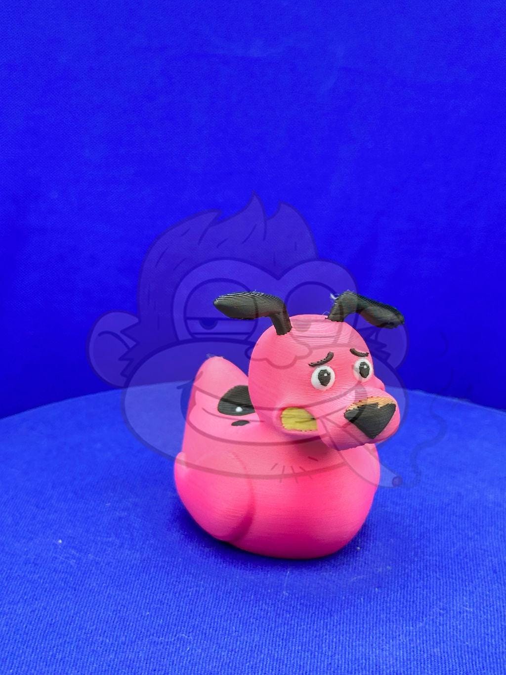 Courage the Cowardly Duck: 3D Printed Jeep Ducking Collectible