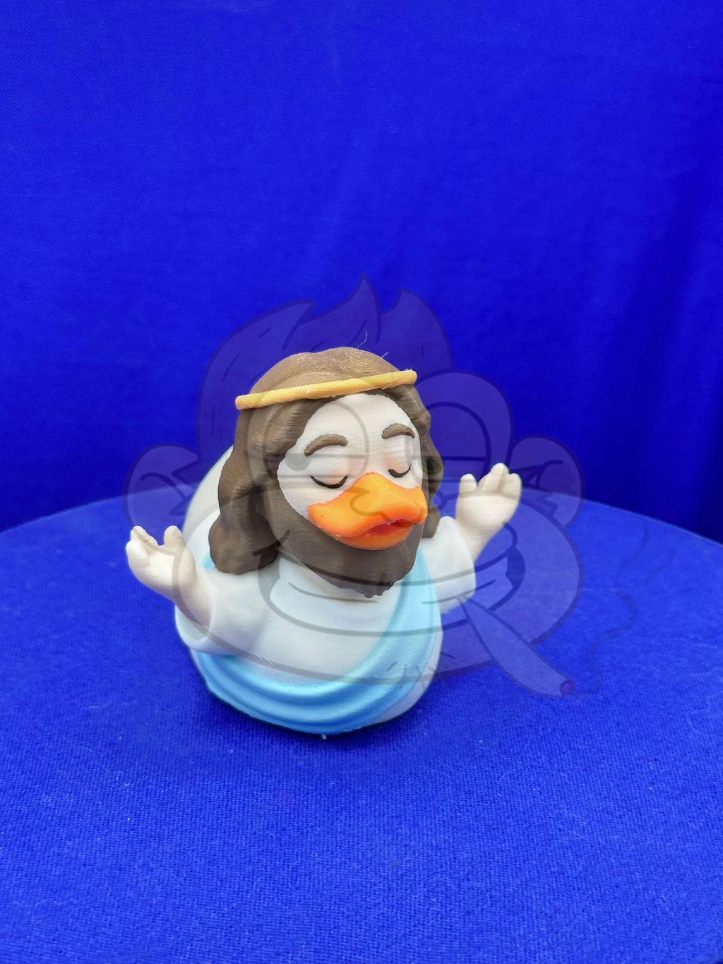 Holy Quack Duck: Jesus Duck Figurine - Jeep Ducking Collector