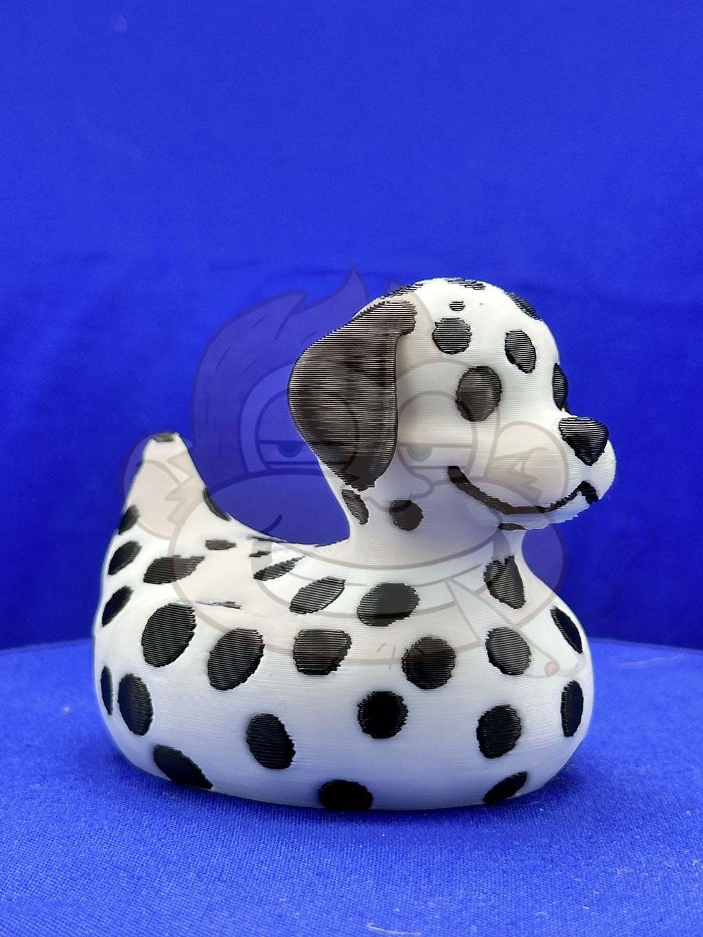 Dalmation Duck - Jeep Ducking Character for Collectors - PVC Free, Unisex, Fun and Nostalgic Design