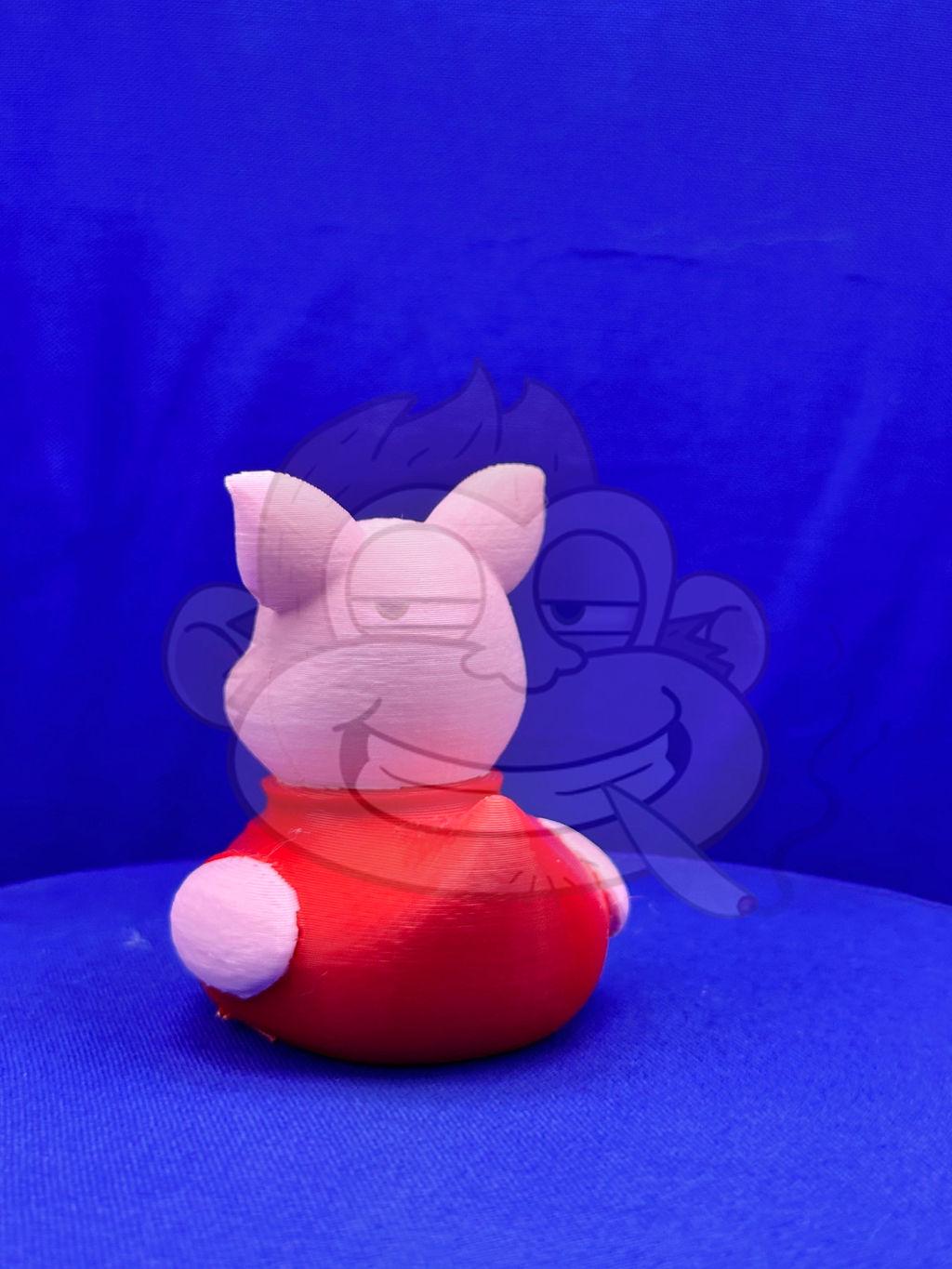 Piglet Duck  - 3D Printed - Jeep ducking - Hundred acres wood - whine the pooh friends