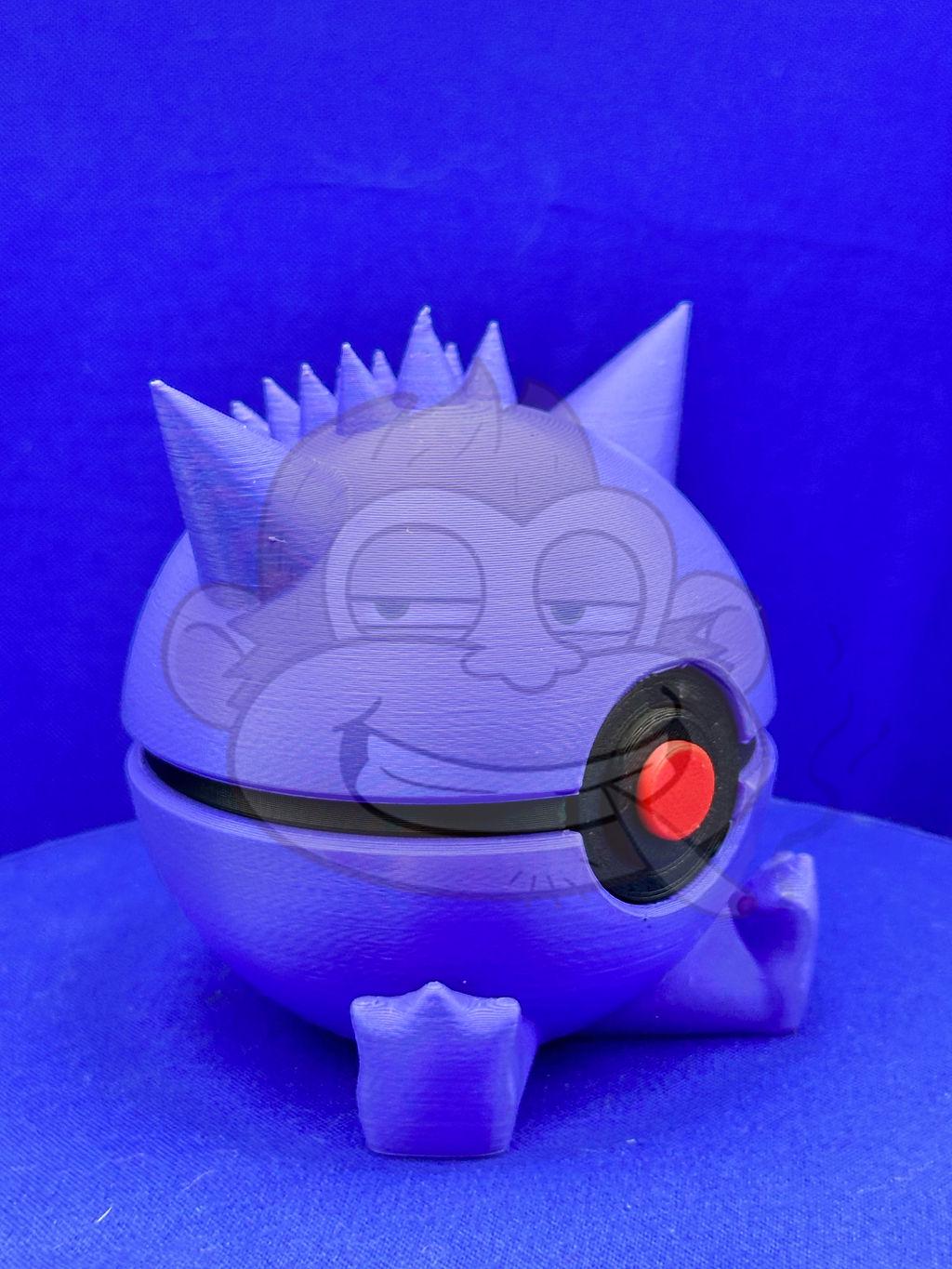 Gengar Pokeball - Purple Pokeball -  Durable Design - Pokémon