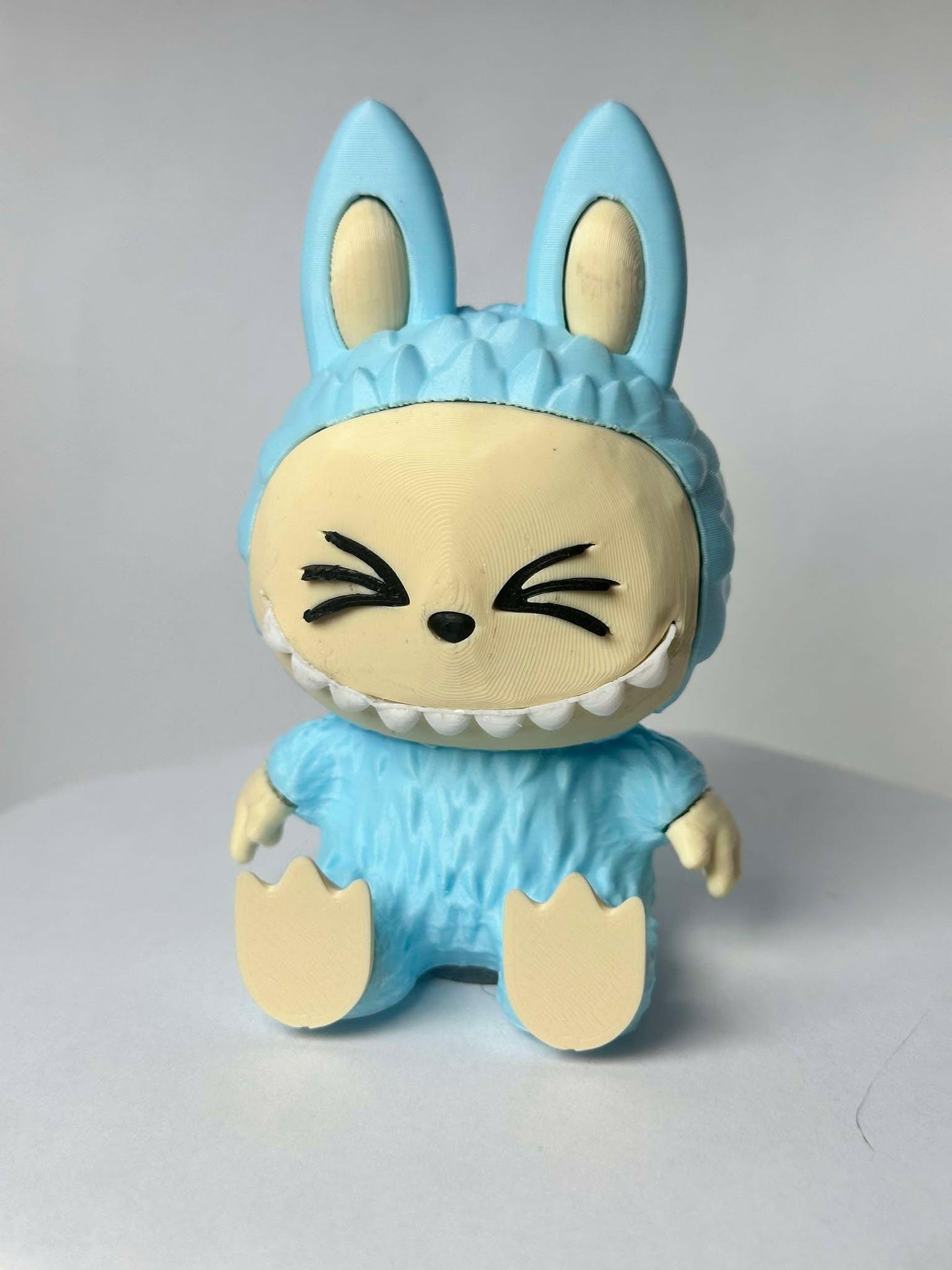 Baby Blue Labubu - 3D Printed - labubu- COLLECTORS - LIMITED EDITION