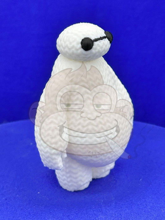 Knitted Baymax- House Decor - desk decor -  photo prop