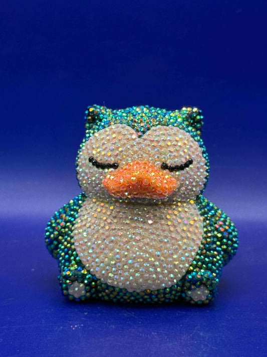 Rhinestone Snorlax Duck