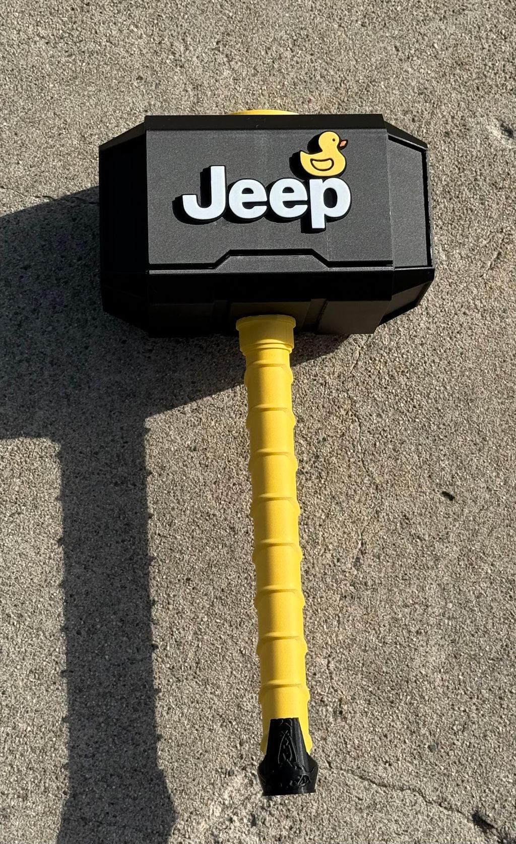 Jeep Duck Hammer: Custom 3D Printed PLA Accessory