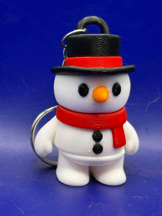 Frosty The Snow Man Flexi Key Chain