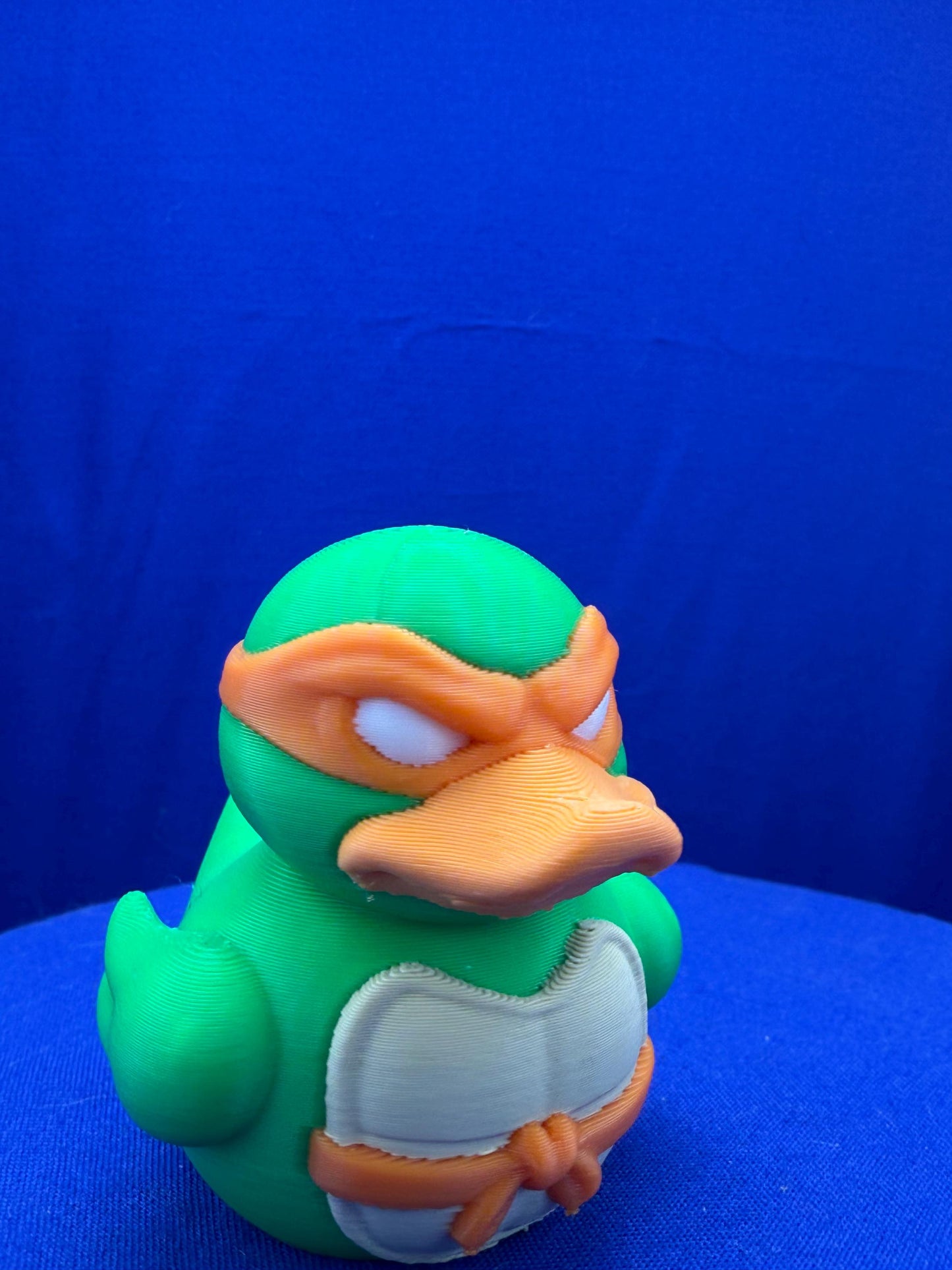 Michelangelo Duck: TMNT Jeep Ducking Collectible - 3D Printed PLA
